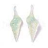 Transparent Epoxy Resin Cabochons CRES-T020-08A-2