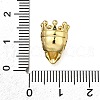 Brass Micro Pave Clear Cubic Zirconia Beads ZIRC-I070-120G-3