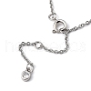 Cube Micro Pave Cubic Zirconia Pendant Necklaces & Bracelets Sets SJEW-JS01116-01-9