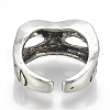 Alloy Cuff Finger Rings RJEW-N027-38-3