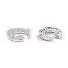   Rack Plating Brass Micro Pave Cubic Zirconia Pendants ZIRC-PH0001-27-2