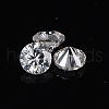 Pointed Back Glass Rhinestone Cabochons RGLA-WH0016-01N-2