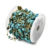 Handmade Synthetic Turquoise Chip Beaded Chains CHC-F020-09G-08-3