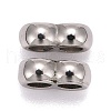Non-Tarnish 304 Stainless Steel Multi-strand Links X-STAS-I020-12-4