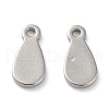 Non-Tarnish 201 Stainless Steel Charms STAS-K259-09P-1