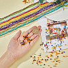 SUPERFINDINGS 16 Strands 16 Color Electroplate Glass Beads Strands EGLA-FH0001-22-3