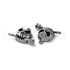 Rack Plating Alloy Enamel Pendants FIND-I037-12B-3