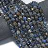 Natural Dumortierite Beads Strands G-K389-A73-01-2