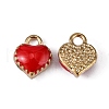 Alloy Enamel Charms X-ENAM-Q033-051D-1