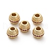 Brass Micro Pave Cubic Zirconia Beads KK-C071-07KCG-02-1
