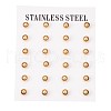 304 Stainless Steel Stud Earrings EJEW-H353-03G-5MM-3