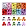 10 Colors Opaque Acrylic Beads MACR-YW0001-74-1