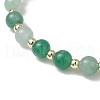 Natural & Synthetic Gemstone Round Beads Stretch Bracelets for Women BJEW-JB11663-5