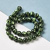 Synthetic Gemstone Dyed Beads Strands G-P507-03B-01-2