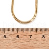 2MM 304 Stainless Steel Square Snake Chain Necklaces for Women NJEW-B131-01B-G-5