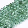Natural Green Agate 1Beads Strands G-R462-017-1