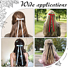 CRASPIRE Big Bowknot Polyester Alligator Hair Clips AJEW-CP0008-39C-6