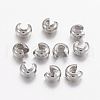 Brass Crimp Beads Covers X-KK-H289-NFN-NF-1