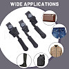 CHGCRAFT 36 Sets 3 Styles Detachable Plastic & Metal Zipper Slider Puller FIND-CA0009-86-6