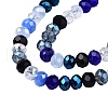 Electroplate Glass Beads Strands EGLA-SZ0001-32H-1