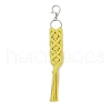 Handmade Macrame Nylon Thread Pendant Decorations HJEW-P019-05P-2