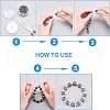 Electroplated Natural Lava Rock Beads G-NB0001-91C-4