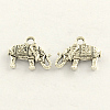 Tibetan Style Zinc Alloy Elephant Charms TIBEP-S287-12-1
