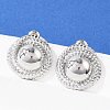 304 Stainless Steel Stud Earrings EJEW-G423-13P-2