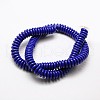 Imitation Amber Resin Heishi Beads Strands RESI-A009G-6mm-02-2