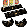 4Pcs 4 Style Wooden Tarot Card Stand Holder DJEW-WH0041-007-1
