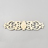 Natural Wood Carved Onlay Applique Craft AJEW-WH20007-01-2