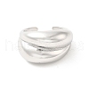 Brass Open Cuff Rings RJEW-P098-10P-2