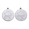 201 Stainless Steel Pendants STAS-R106-04-1