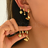 3 Pairs Heart & Butterfly Stainless Steel Earring Sets YL4741-1-1