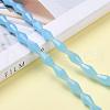 Opaque Glass Beads Strands GLAA-P001-03B-06-4