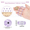  Handmade Evil Eye Lampwork Beads Strands LAMP-NB0001-88B-2