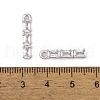 Brass Micro Pave Clear Cubic Zirconia Pendants KK-L212-12P-3