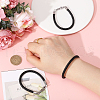 CHGCRAFT 3Pcs Imitation Leather Wrap Wide Cord Bracelet with Stainless Steel Lobster Clasp for Men Women BJEW-CA0001-10A-3