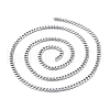 Tarnish Resistant 3.28 Feet 304 Stainless Steel Twisted Chains X-CHS-K010-02P-2
