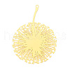 Brass Filigree Big Pendants KKC-T003-36G-1