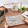 Wood Presentation Boxes for Badge Storage and Display CON-WH0089-11A-3