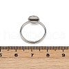 304 Stainless Steel Cuff Ring Components STAS-D372-05P-01A-3