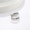 Non-Tarnish Stainless Steel Cuff Rings YE2589-1-1