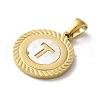Ion Plating(IP) 304 Stainless Steel Pendants STAS-I204-T-G-2