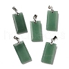 Natural Green Aventurine Faceted Pendants G-U031-04P-03-1