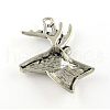 Tibetan Style Alloy Big Pendants TIBE-Q050-61AS-LF-2