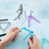 SUPERFINDINGS 8 Sets 8 Style Plastic Model Toy Assembled Holder AJEW-FH0002-33-3