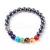 Gemstone Stretch Bracelets BJEW-P179-03-1