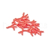 Handmade Glass Seed Beaded Coral Pendants PALLOY-MZ00765-01-3