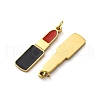 304 Stainless Steel Enamel Pendants STAS-E550-54G-2